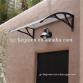 YP6080 60cmx80cm polycarbonate material; small balcony awning for sale /roof top tents